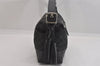 Authentic COACH Signature Shoulder Bag Purse Canvas Leather 25664 Black 8685M
