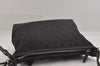 Authentic COACH Signature Shoulder Bag Purse Canvas Leather 25664 Black 8685M