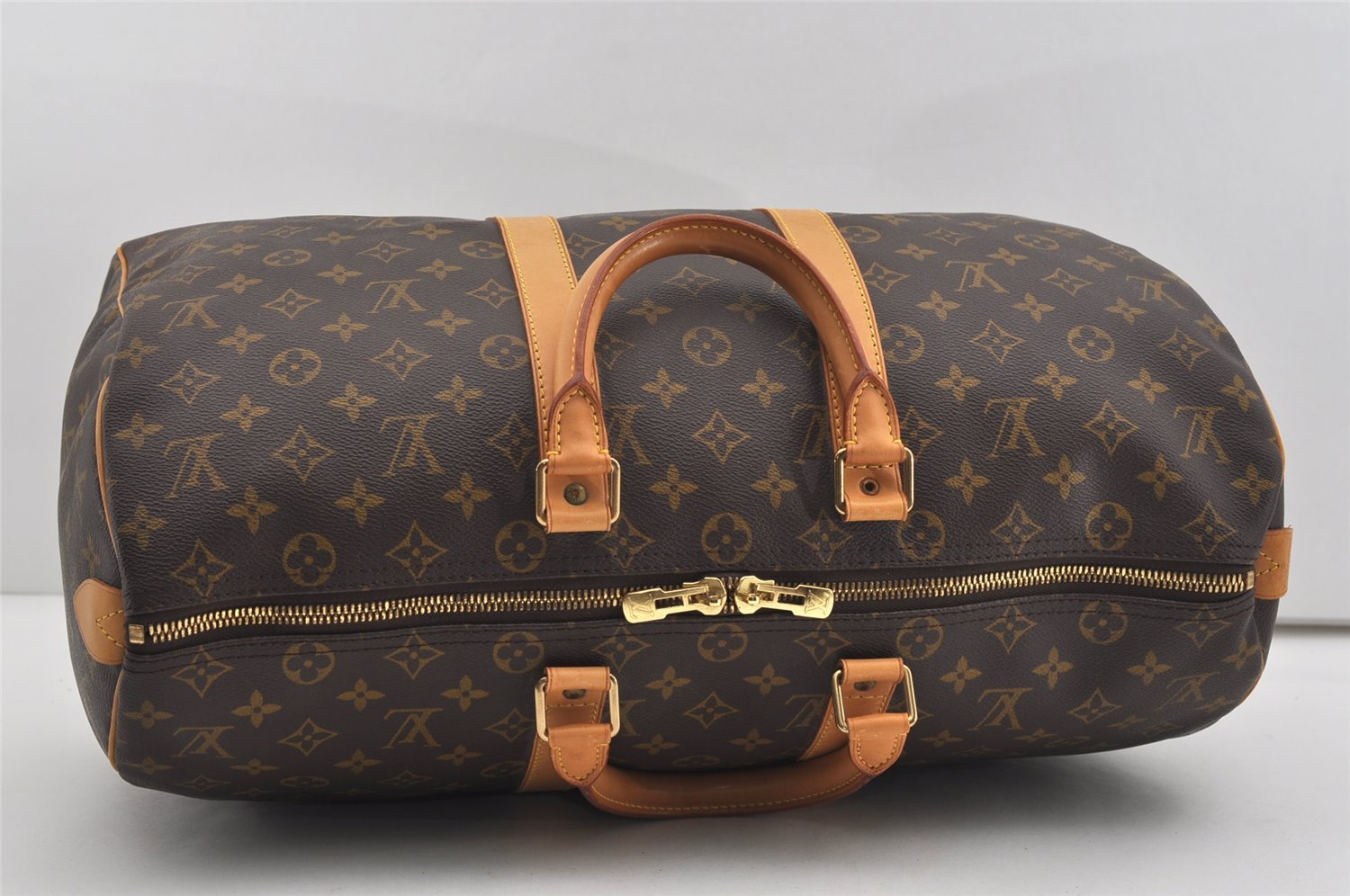 Authentic Louis Vuitton Monogram Keepall 45 Travel Boston Bag M41428 LV 8686I