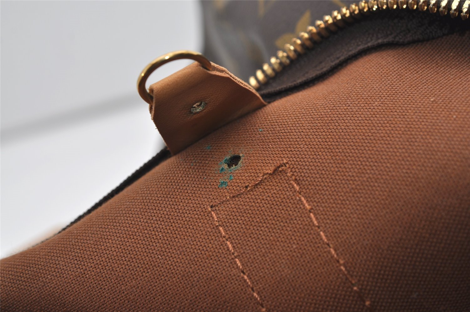 Authentic Louis Vuitton Monogram Keepall 45 Travel Boston Bag M41428 LV 8686I