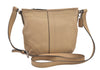 Authentic COACH Vintage Shoulder Cross Body Bag Purse Leather Beige 8687M