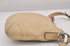 Authentic COACH Vintage Shoulder Cross Body Bag Purse Leather Beige 8687M