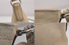 Authentic COACH Vintage Shoulder Cross Body Bag Purse Leather Beige 8687M