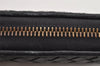 Authentic BOTTEGA VENETA Intrecciato Leather Long Wallet Purse Black 8688J