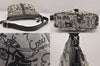 Authentic COACH Shoulder Cross Body Bag Purse Canvas Leather F14036 Black 8688M