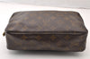 Auth Louis Vuitton Monogram Trousse Toilette 23 Clutch Hand Bag M47524 LV 8690I