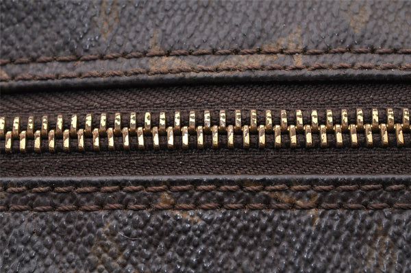 Auth Louis Vuitton Monogram Trousse Toilette 23 Clutch Hand Bag M47524 LV 8690I