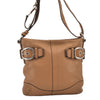 Authentic COACH Vintage Shoulder Cross Body Bag Purse Leather F16514 Beige 8690M