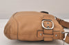 Authentic COACH Vintage Shoulder Cross Body Bag Purse Leather F16514 Beige 8690M