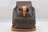 Authentic Louis Vuitton Monogram Montsouris GM Backpack M51135 LV 8691I