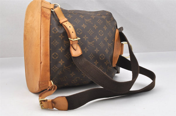 Authentic Louis Vuitton Monogram Montsouris GM Backpack M51135 LV 8691I