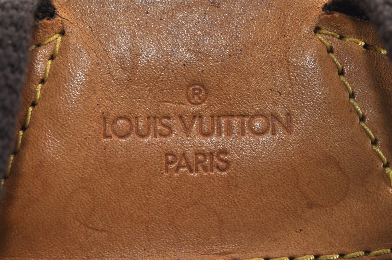 Authentic Louis Vuitton Monogram Montsouris GM Backpack M51135 LV 8691I