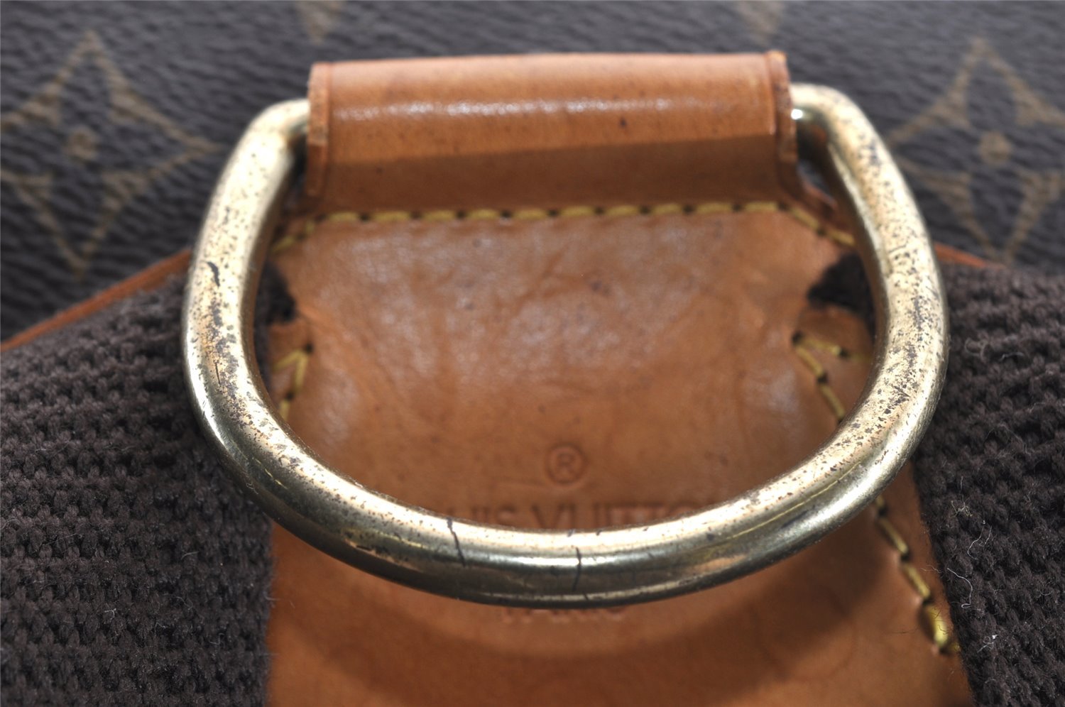 Authentic Louis Vuitton Monogram Montsouris GM Backpack M51135 LV 8691I