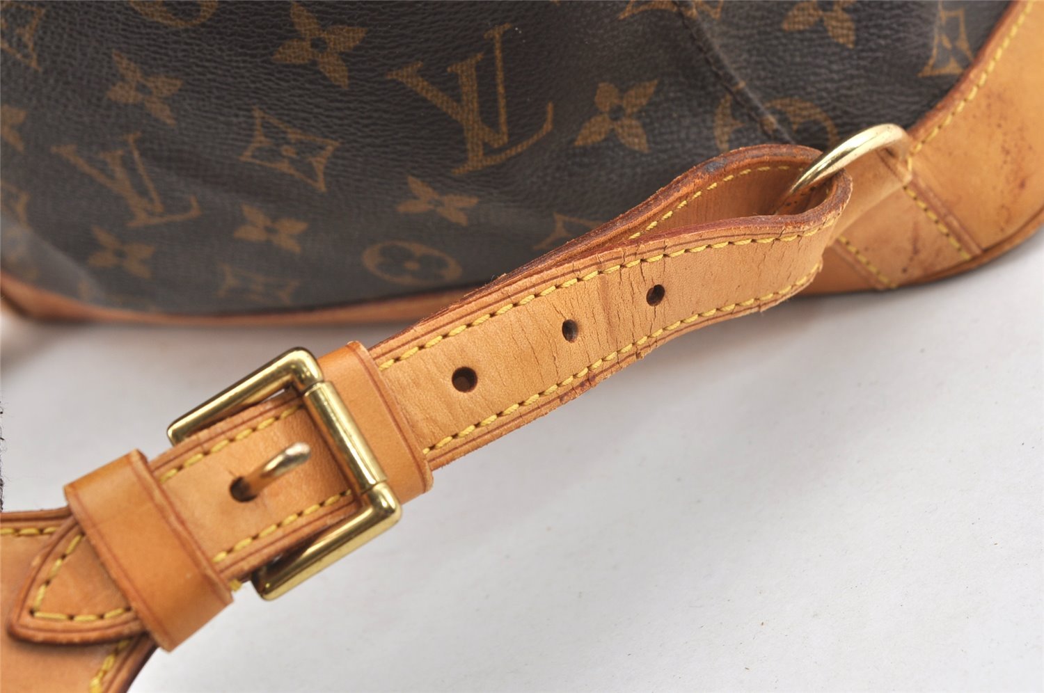 Authentic Louis Vuitton Monogram Montsouris GM Backpack M51135 LV 8691I