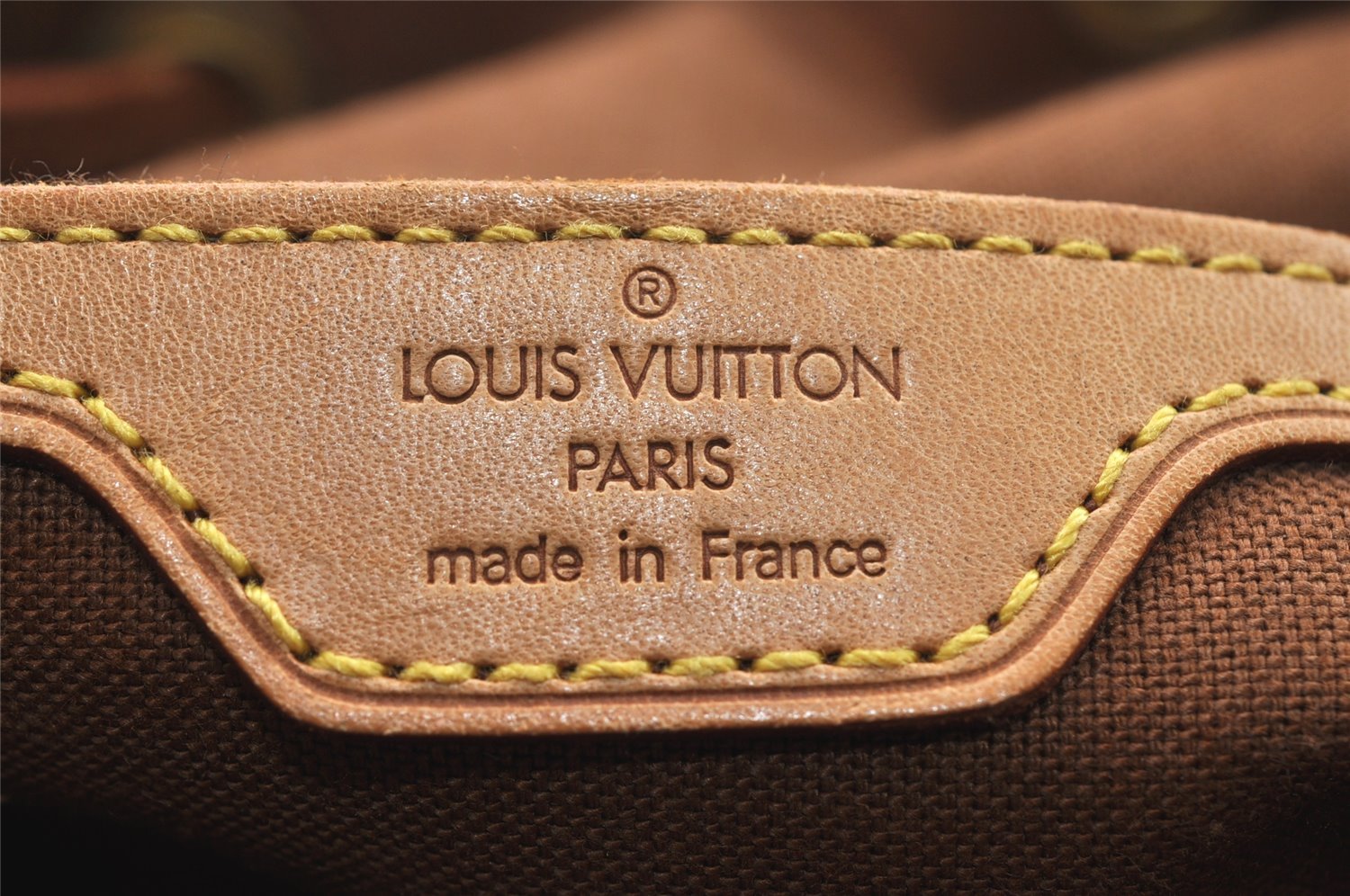 Authentic Louis Vuitton Monogram Montsouris GM Backpack M51135 LV 8691I