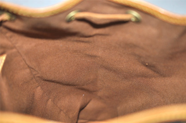 Authentic Louis Vuitton Monogram Montsouris GM Backpack M51135 LV 8691I