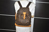 Authentic Louis Vuitton Monogram Montsouris GM Backpack M51135 LV 8691I