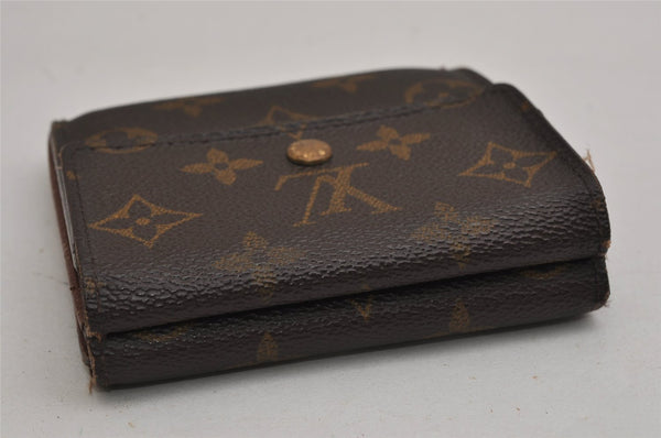 Authentic Louis Vuitton Monogram M61652 Porte Monnaie Billet Carte Credit 8691J