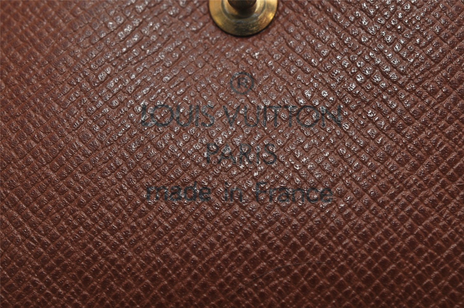 Authentic Louis Vuitton Monogram M61652 Porte Monnaie Billet Carte Credit 8691J