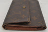 Authentic Louis Vuitton Monogram Porte Tresor International M61215 Wallet 8692J