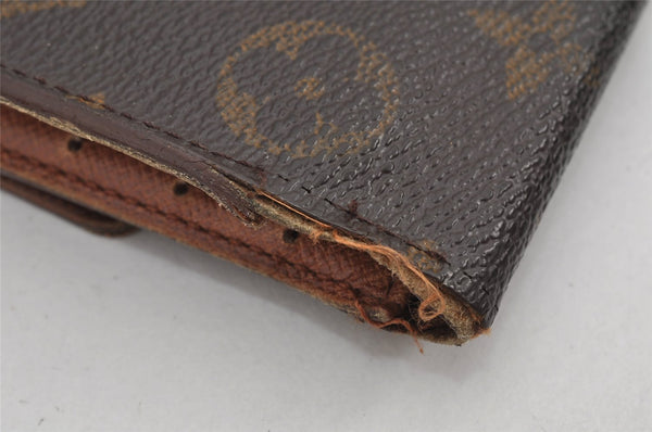 Authentic Louis Vuitton Monogram Porte Tresor International M61215 Wallet 8692J