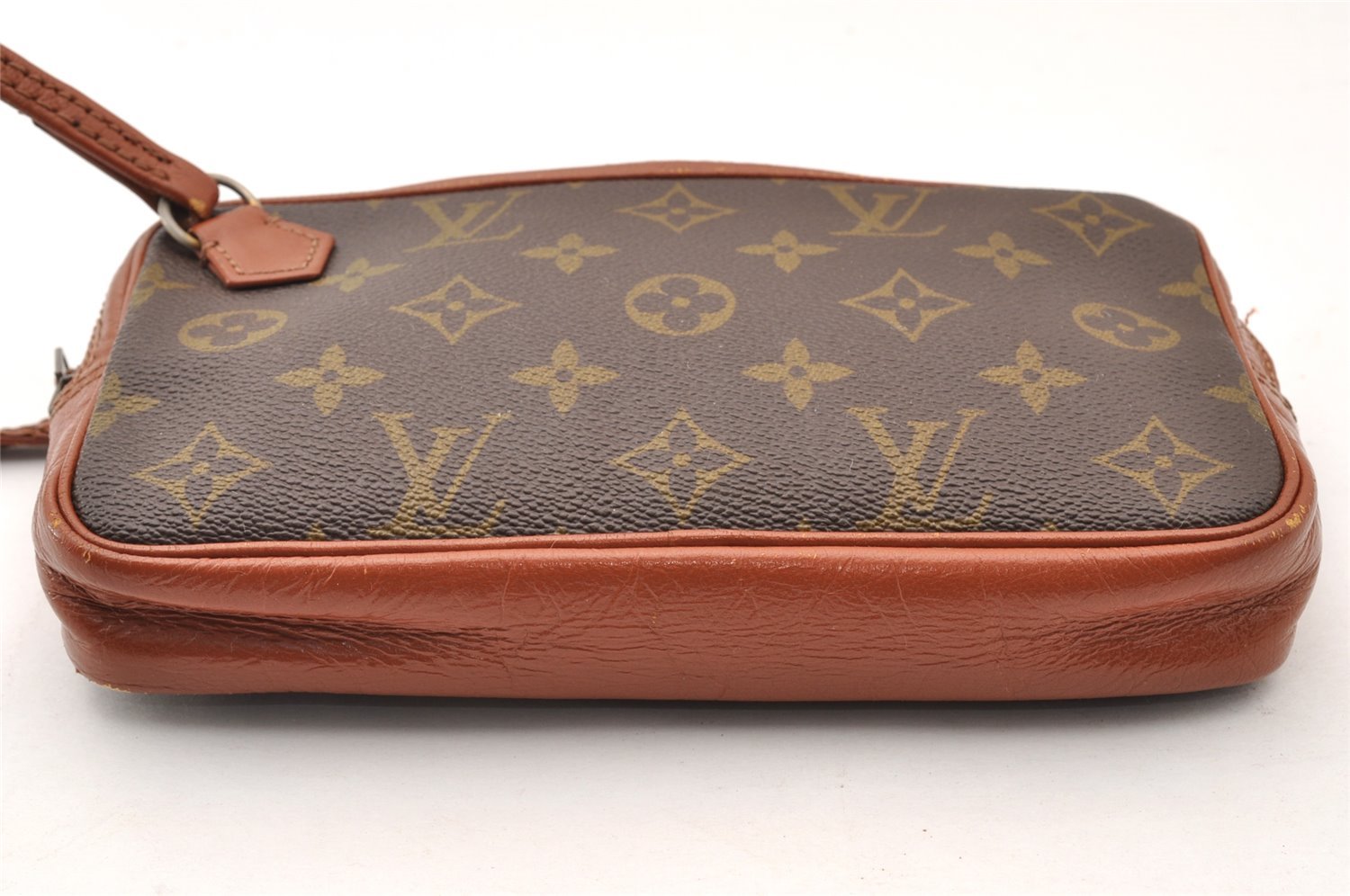 Auth Louis Vuitton Monogram Pochette Sport PM Clutch Bag Old Model Junk 8693I