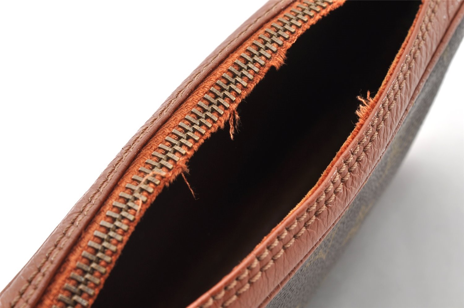 Auth Louis Vuitton Monogram Pochette Sport PM Clutch Bag Old Model Junk 8693I