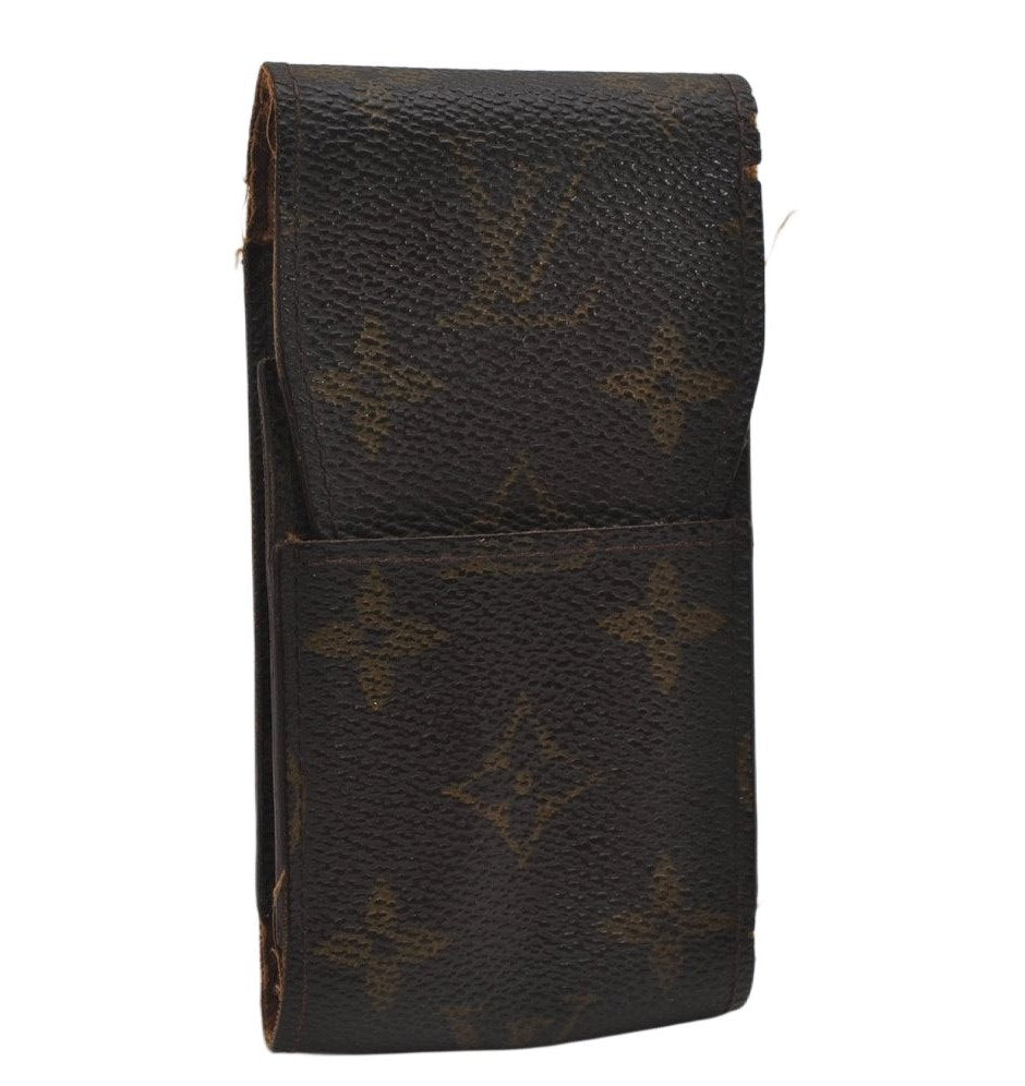 Authentic Louis Vuitton Monogram Etui Cigarette Case M63024 LV 8693J
