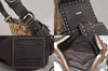 Authentic COACH Signature Shoulder Bag Purse Canvas Leather 3577 Brown 8693M