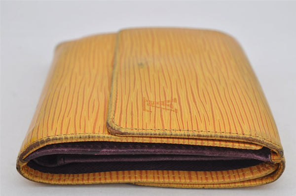 Louis Vuitton Epi Porte Monnaie Billets Cartes Credit Wallet M63489 Yellow 8694J