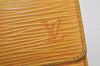 Louis Vuitton Epi Porte Monnaie Billets Cartes Credit Wallet M63489 Yellow 8694J