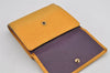 Louis Vuitton Epi Porte Monnaie Billets Cartes Credit Wallet M63489 Yellow 8694J