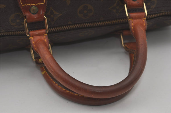 Authentic Louis Vuitton Monogram Speedy 30 Hand Boston Bag M41526 LV 8695I