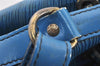 Authentic Louis Vuitton Epi Petit Noe Shoulder Drawstring Bag M44105 Blue 8696I