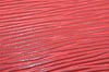 Authentic Louis Vuitton Epi Dauphine Cosmetic Pouch Red M48447 LV 8696J