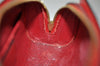 Authentic Louis Vuitton Epi Dauphine Cosmetic Pouch Red M48447 LV 8696J