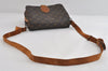 Authentic Louis Vuitton Monogram Cartouchiere MM M51253 Shoulder Bag Junk 8698I