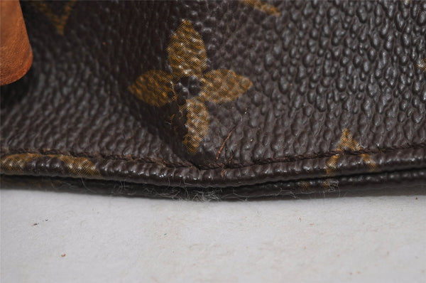 Authentic Louis Vuitton Monogram Cartouchiere MM M51253 Shoulder Bag Junk 8698I