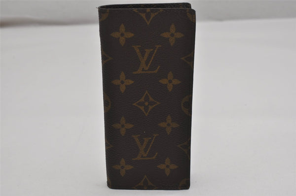 Authentic Louis Vuitton Monogram Etui Lunette Simple M62962 Glasses Case 8698J