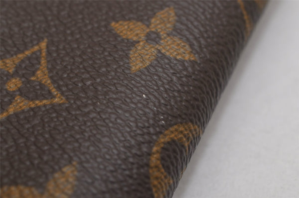 Authentic Louis Vuitton Monogram Etui Lunette Simple M62962 Glasses Case 8698J