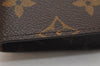 Authentic Louis Vuitton Monogram Etui Lunette Simple M62962 Glasses Case 8698J