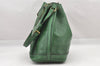 Authentic Louis Vuitton Epi Noe Shoulder Drawstring Bag Green Old Model LV 8699I