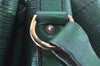 Authentic Louis Vuitton Epi Noe Shoulder Drawstring Bag Green Old Model LV 8699I