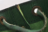 Authentic Louis Vuitton Epi Noe Shoulder Drawstring Bag Green Old Model LV 8699I