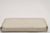 Authentic SAINT LAURENT Vintage Long Wallet Purse Leather White 8699J