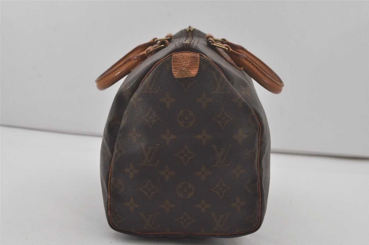 Authentic Louis Vuitton Monogram Speedy 30 Hand Boston Bag M41526 LV Junk 8700I