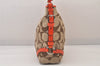 Authentic COACH Signature Shoulder Bag PVC Leather 18093 Blown 8700M