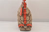 Authentic COACH Signature Shoulder Bag PVC Leather 18093 Blown 8700M