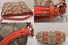Authentic COACH Signature Shoulder Bag PVC Leather 18093 Blown 8700M