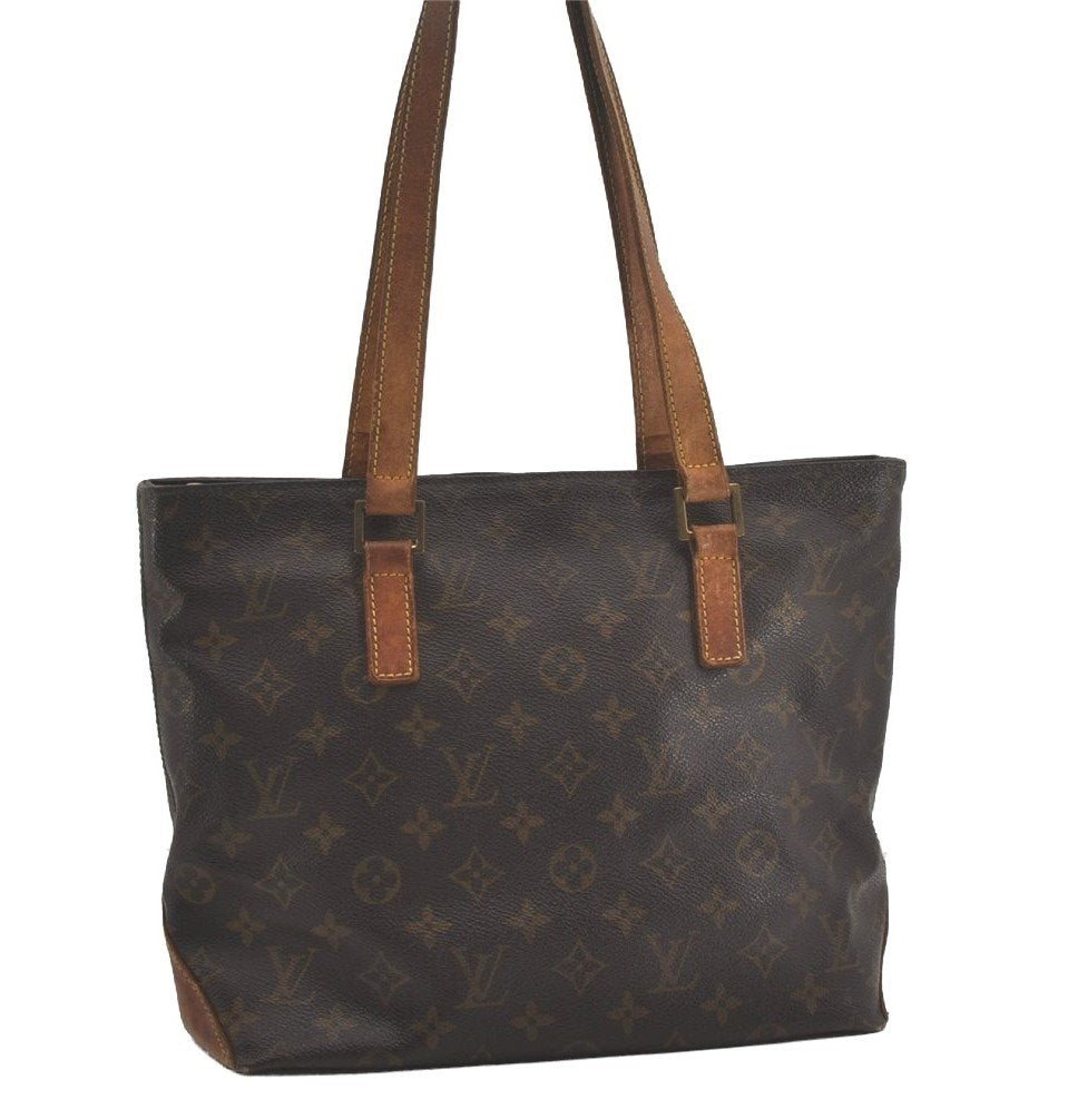 Authentic Louis Vuitton Monogram Cabas Piano Shoulder Tote Bag M51148 LV 8701I